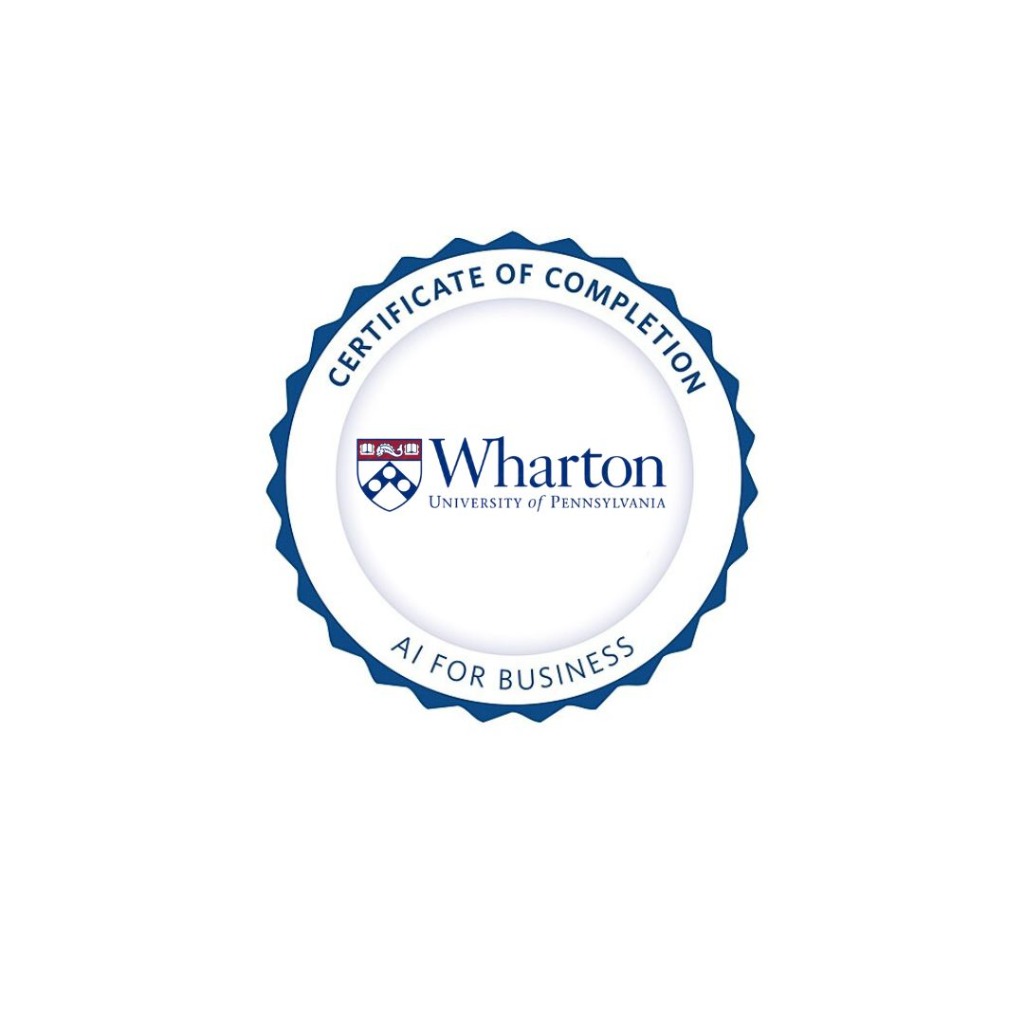 Wharton AI for Business Certificate
